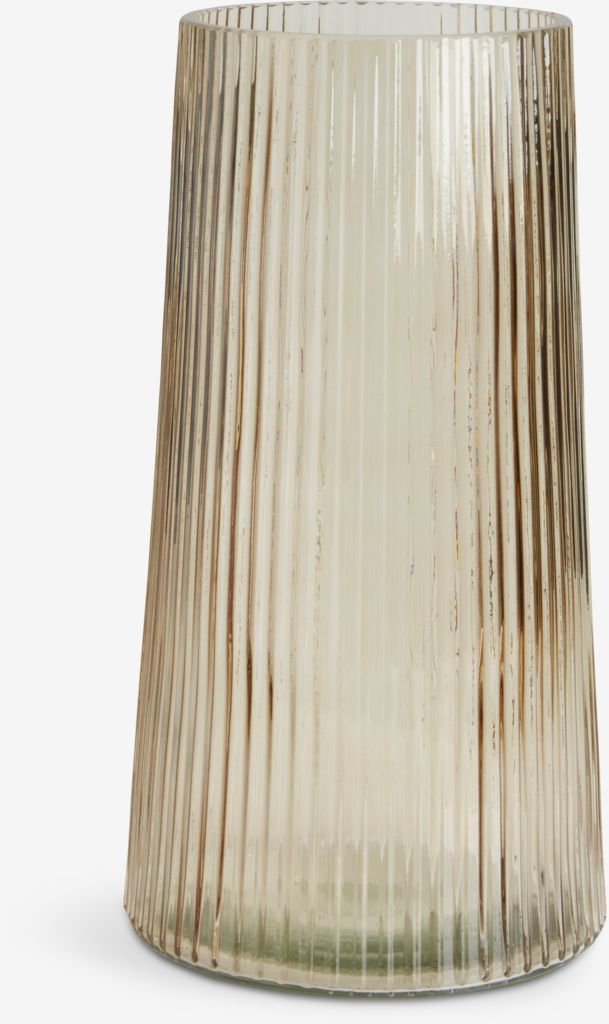 ROY ROY vaza Ø16xV30cm kaki