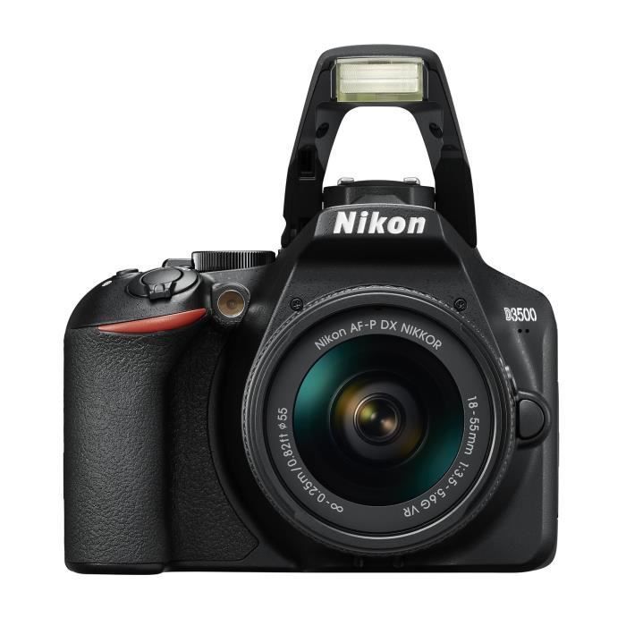 NIKON D3500 DSLR-kamera + AF-P DX 18-55 VR-objektiv - 24,2 MP DX, FullHD-video