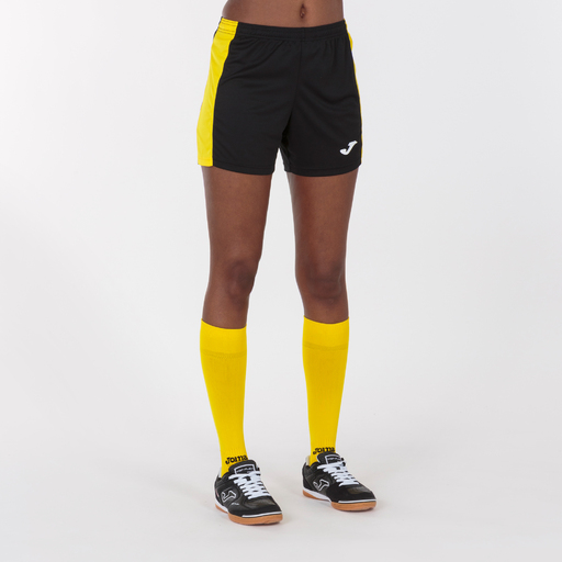 Short maxi Joma noir et jaune