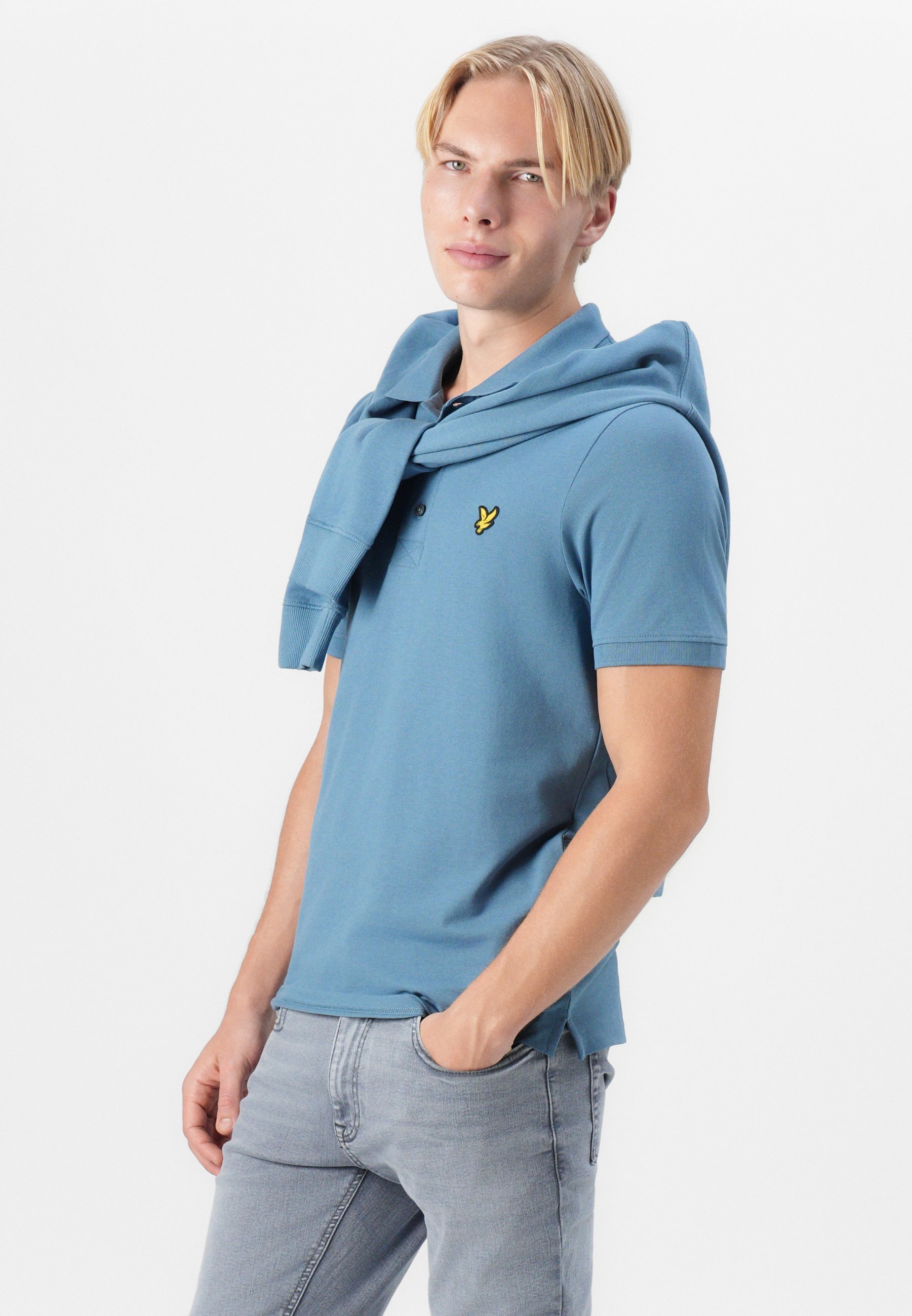 Lyle & Scott poloshirt - oceaanblauw