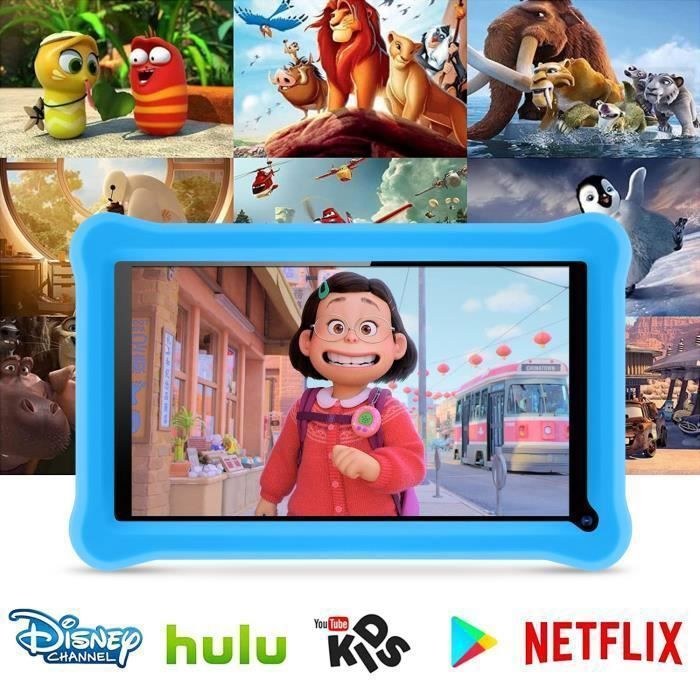Tablet infantil SANNUO de 7 polegadas - 8 GB de RAM - 64 GB de ROM - Android 11 - Azul