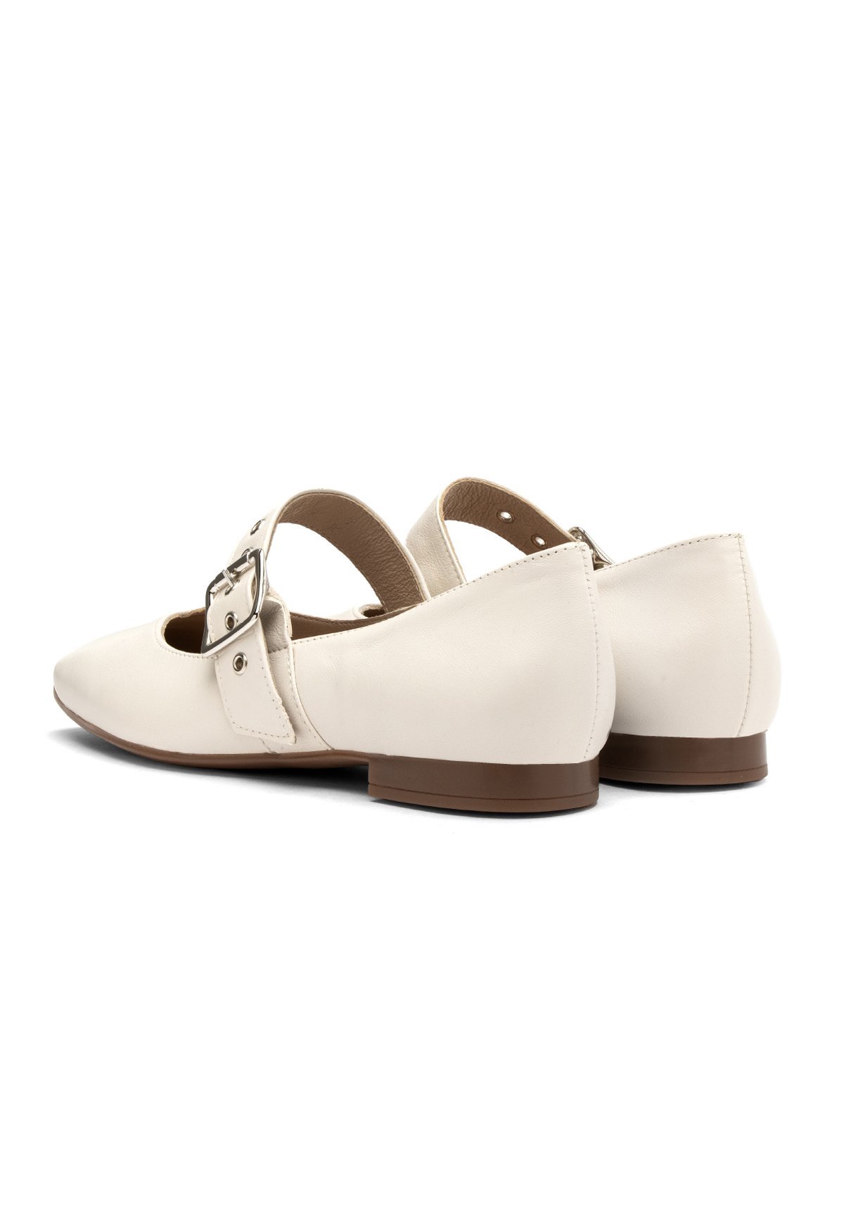 RYŁKO Ballerine con cinturino alla caviglia - beige