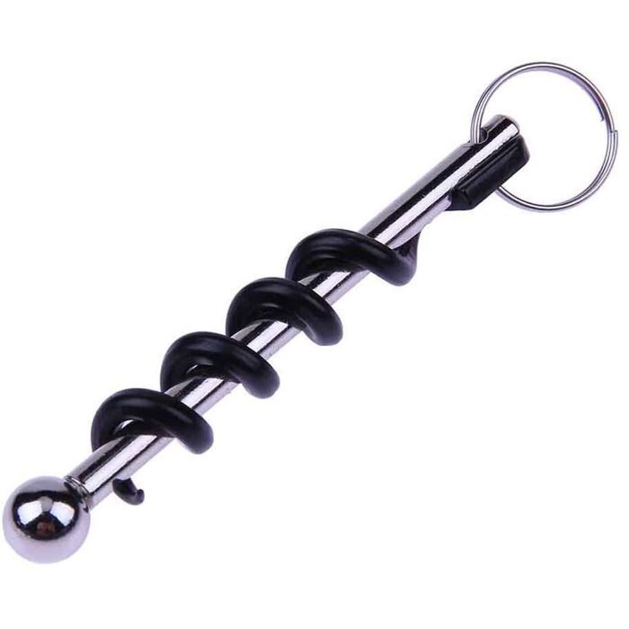 Creative Corkscrew - Pocket Keychain, Wine Bottle Opener, Practical Outdoor Accessory NORVYN