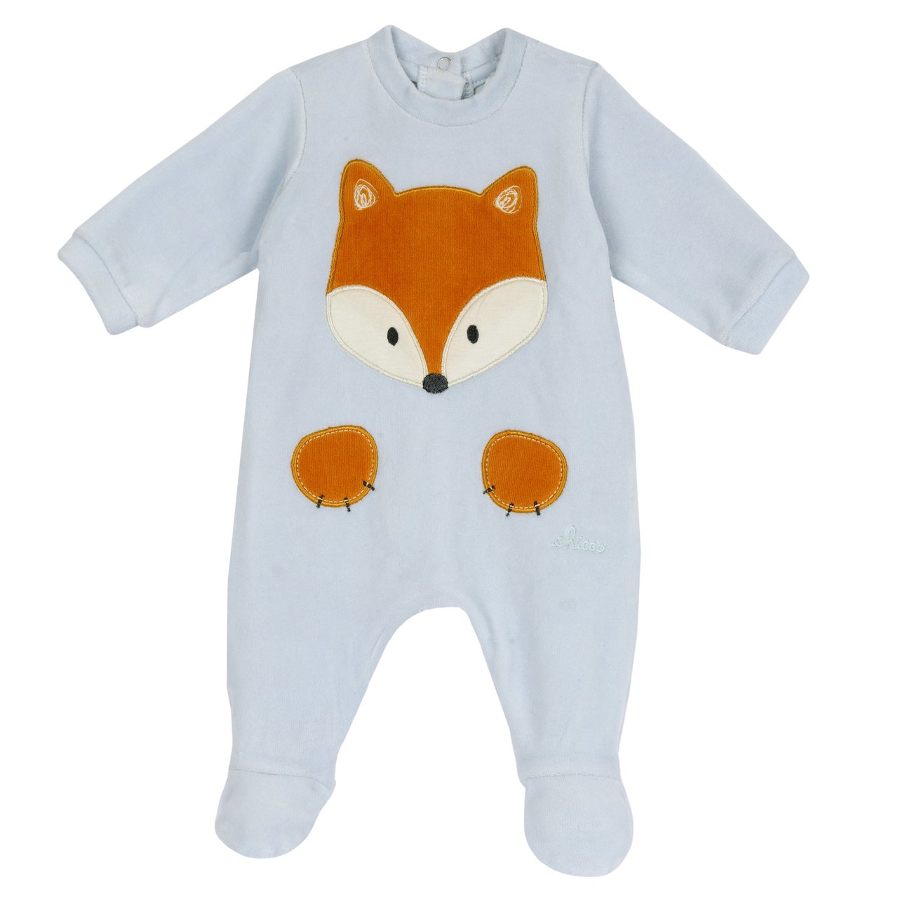 Babypyjama met blauwe vos