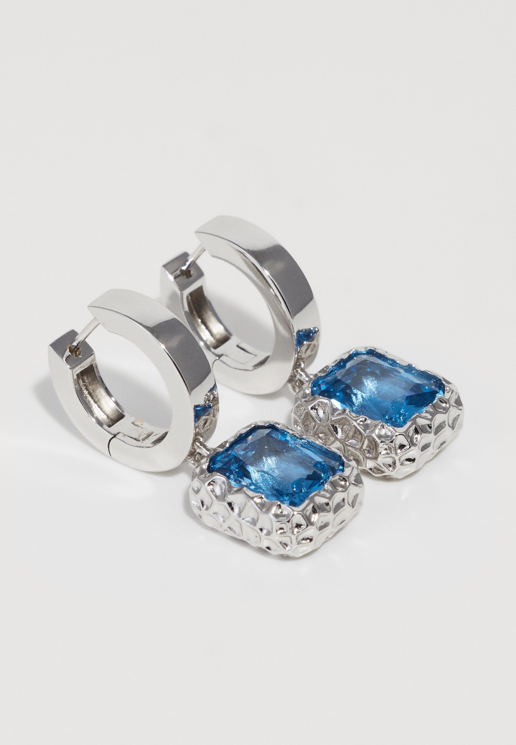 DARKAI RADIANT OORBELLEN UNISEX - Oorbellen - wit/lichtblauw/zilverkleurig