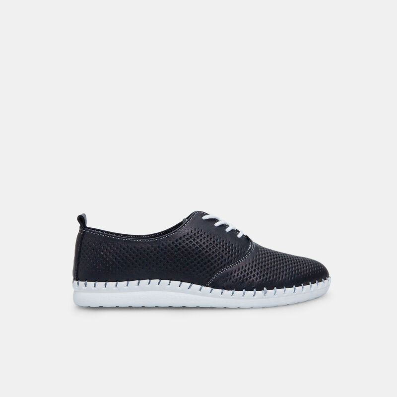 Damskie skórzane buty sznurowane