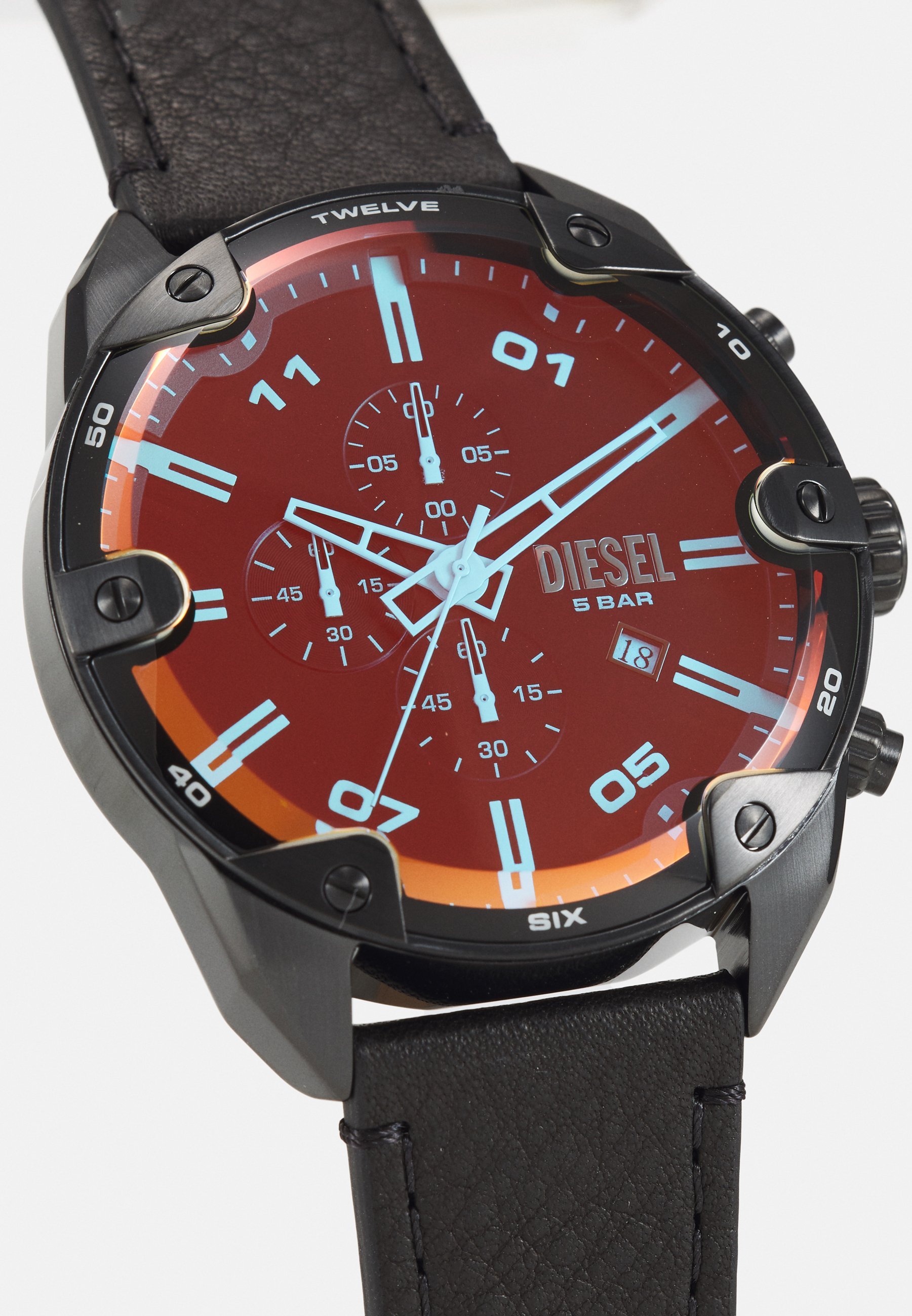 Diesel SPIKED - Montre chronographe - noire