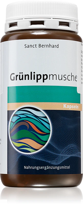 Cápsulas de suplemento alimentar de mexilhão Sanct Bernhard