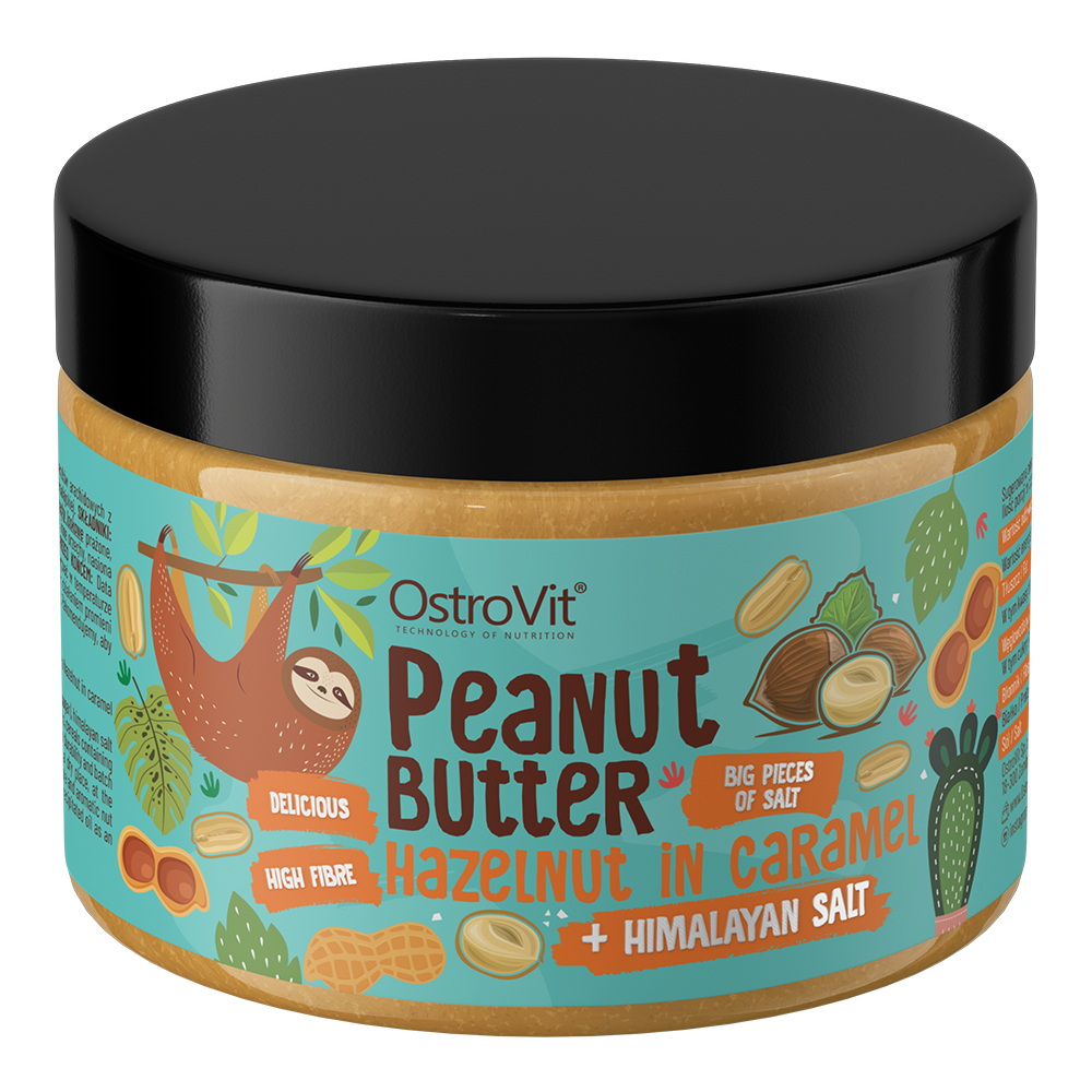 Crema di noci OstroVit + nocciole caramellate + sale dell'Himalaya