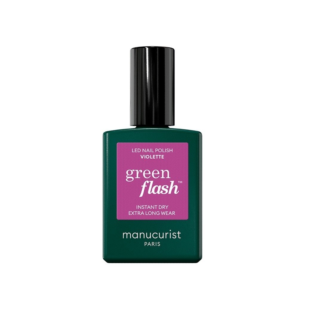 manucurist UV-Nagellack Green Flash Flash Instant Dry Extra Long Wear - 15 ml