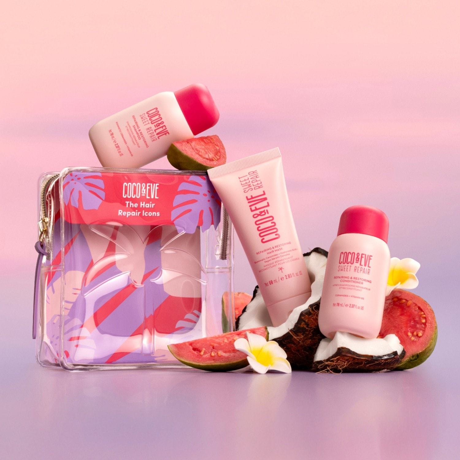 Coco & Eve set za njegu kose Sweet Repair The Hair Repair Ikone za obnovu kose – 1 komad