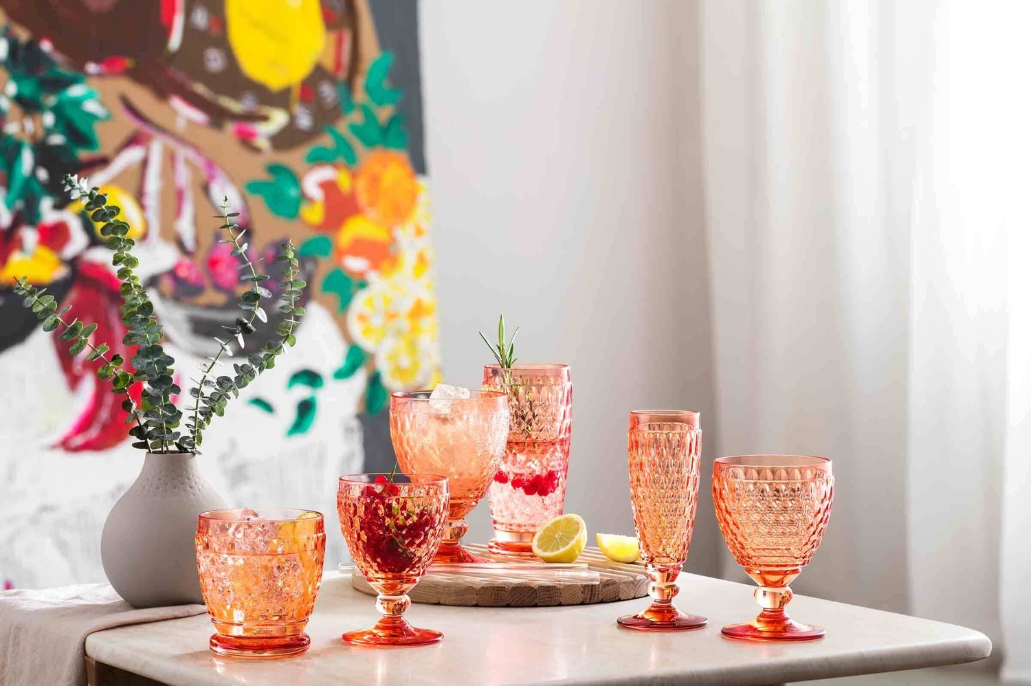 Villeroy & Boch Boston Apricot stikla ūdens glāze - 1 gab.