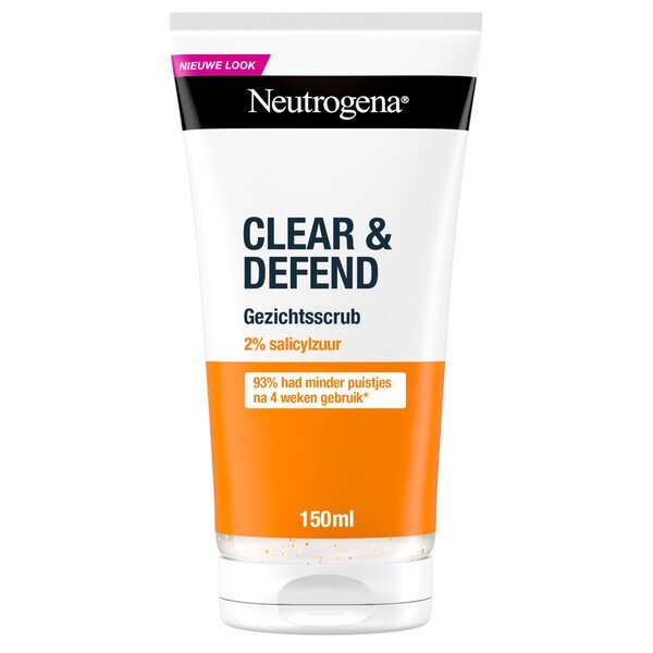 Neutrogena Clear & Defend peeling na tvár 150 ml