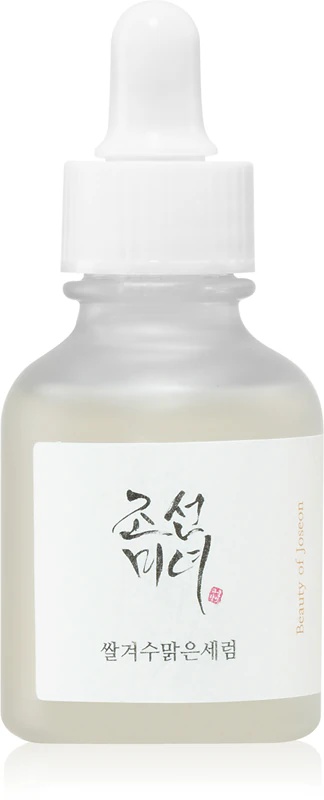 „Beauty of Joseon Glow Deep Serum Rice + Arbutin“ skaistinamasis serumas, suvienodinantis odos atspalvį.