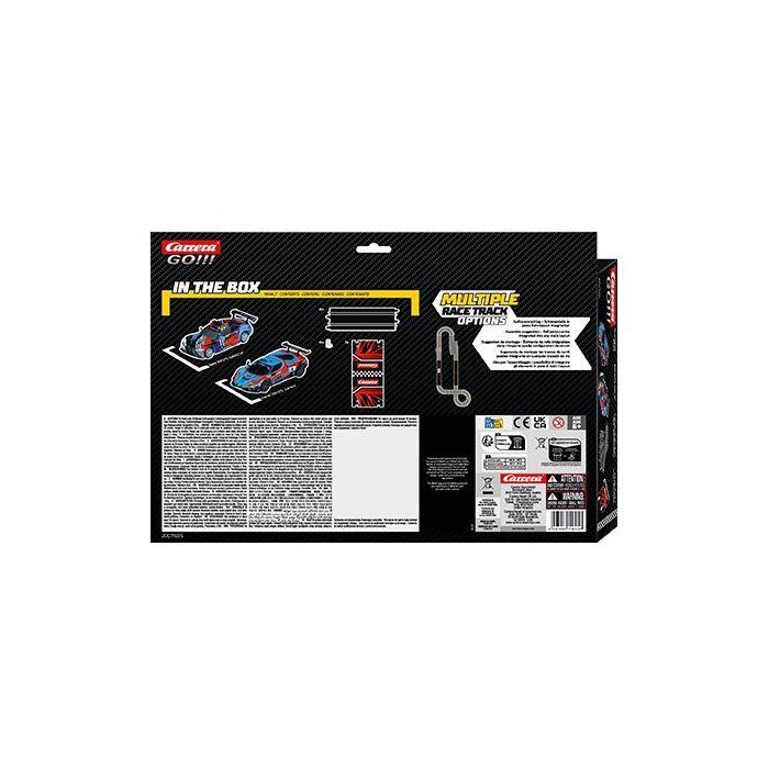 CARRERA GO!!! Kit di espansione Circuito e Auto - Set di espansione 2 - 2 Auto da corsa GT - Scala 1:43 - Età 6+