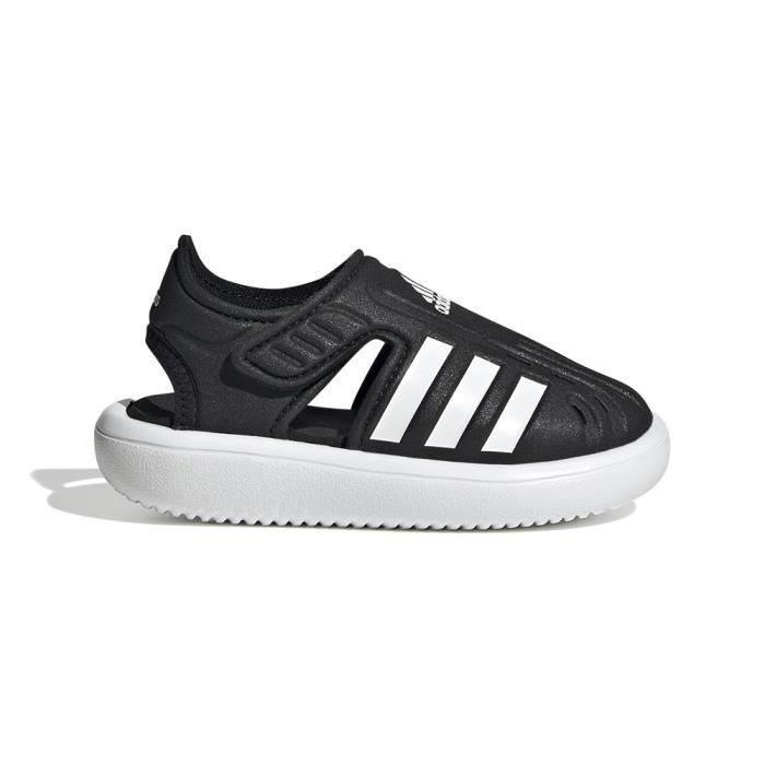 Sandali da spiaggia Adidas Baby Water Sandal C neri con chiusura in velcro - Sintetici