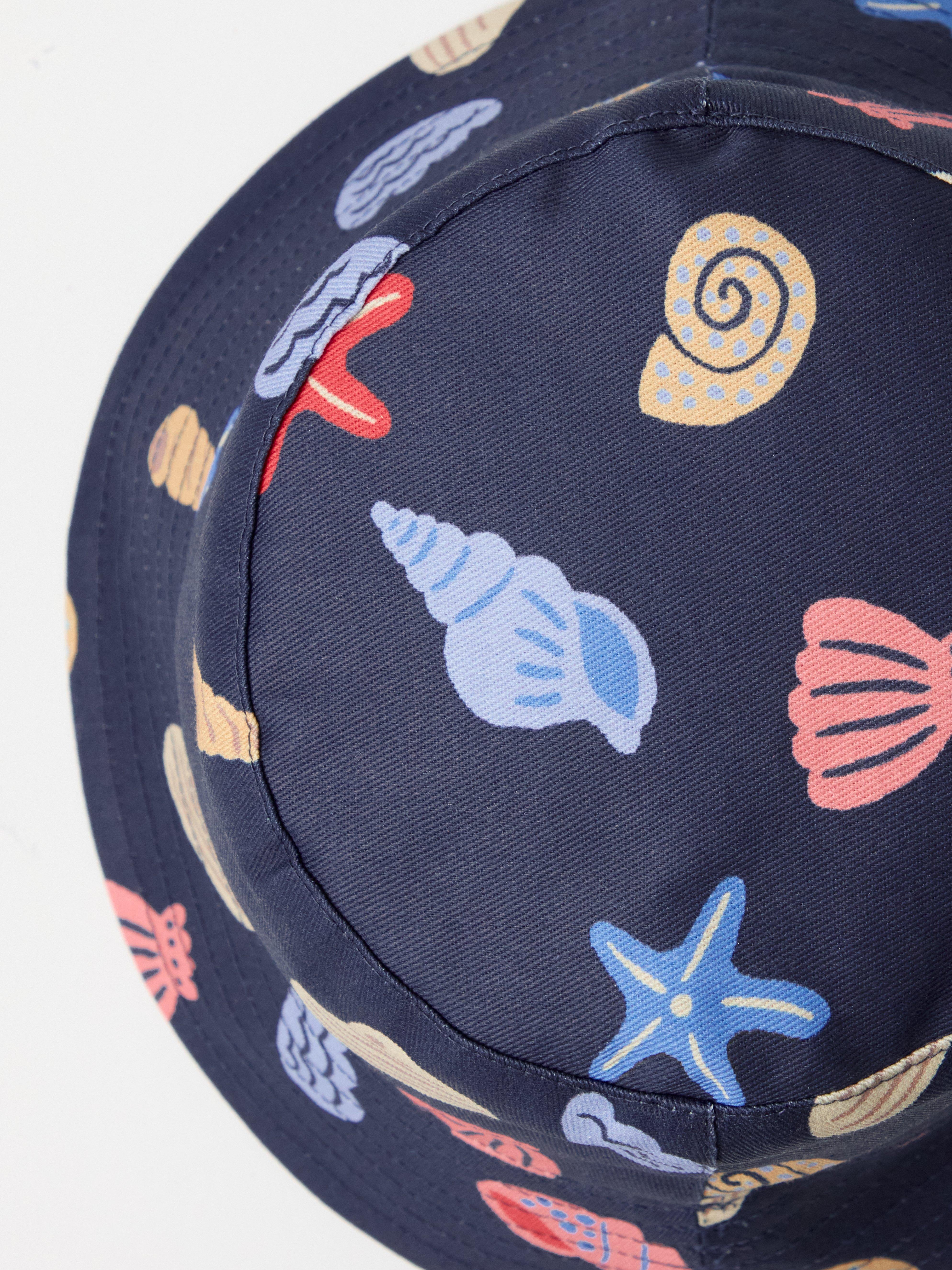 Sombrero de pescador azul oscuro