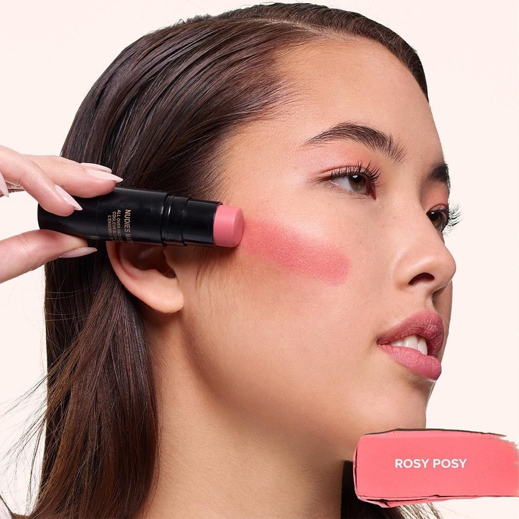 Nudestix Blush Matte Lux Rouge vaigu sārtums visai sejai - 7 g