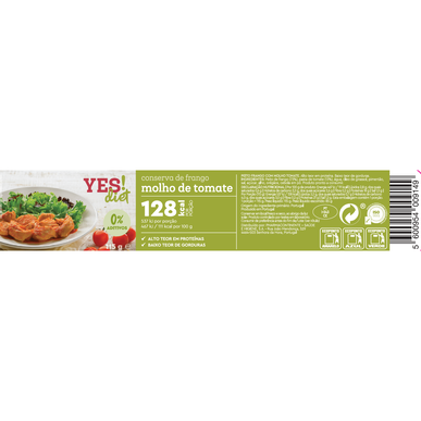YES!dieet Säilykekanaa tomaattikastikkeessa 115g 115g