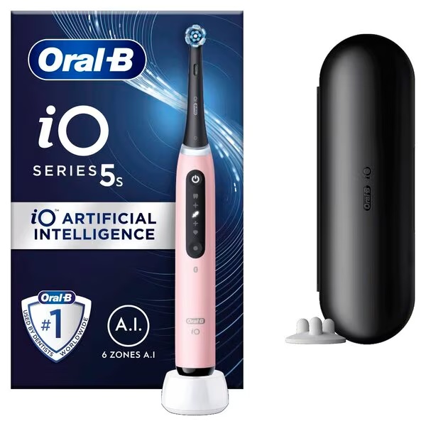 Električna zobna ščetka Oral-B iO Series 5s, roza