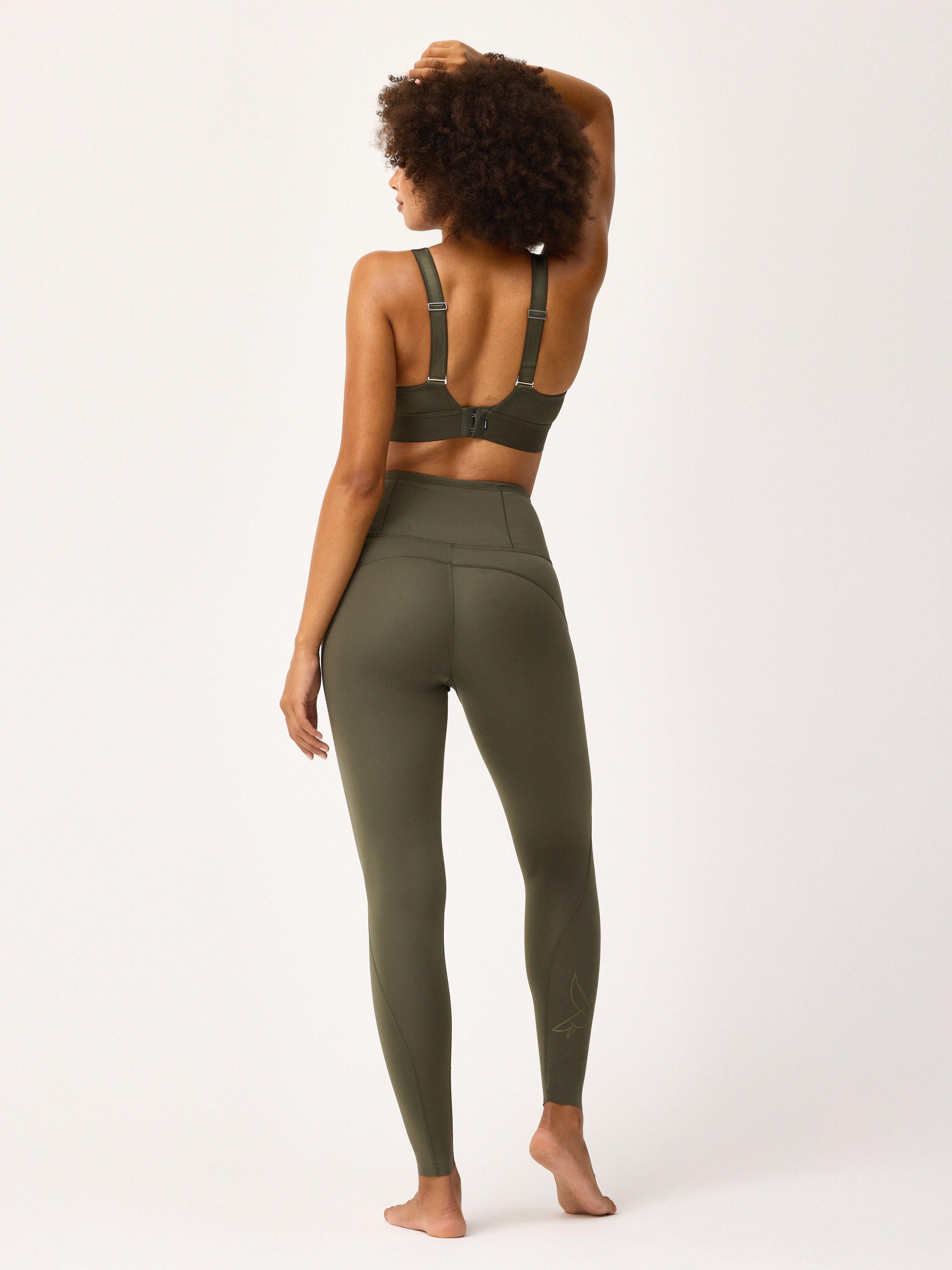 The Hug sportleggings – Mørkegrønn