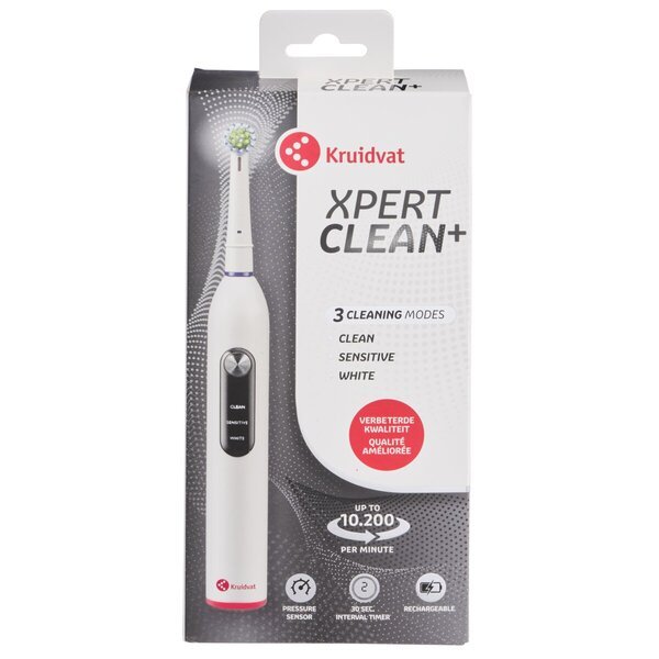 Kruidvat Xpert Clean+ Električna četkica za zube<br>Medicinski uređaj