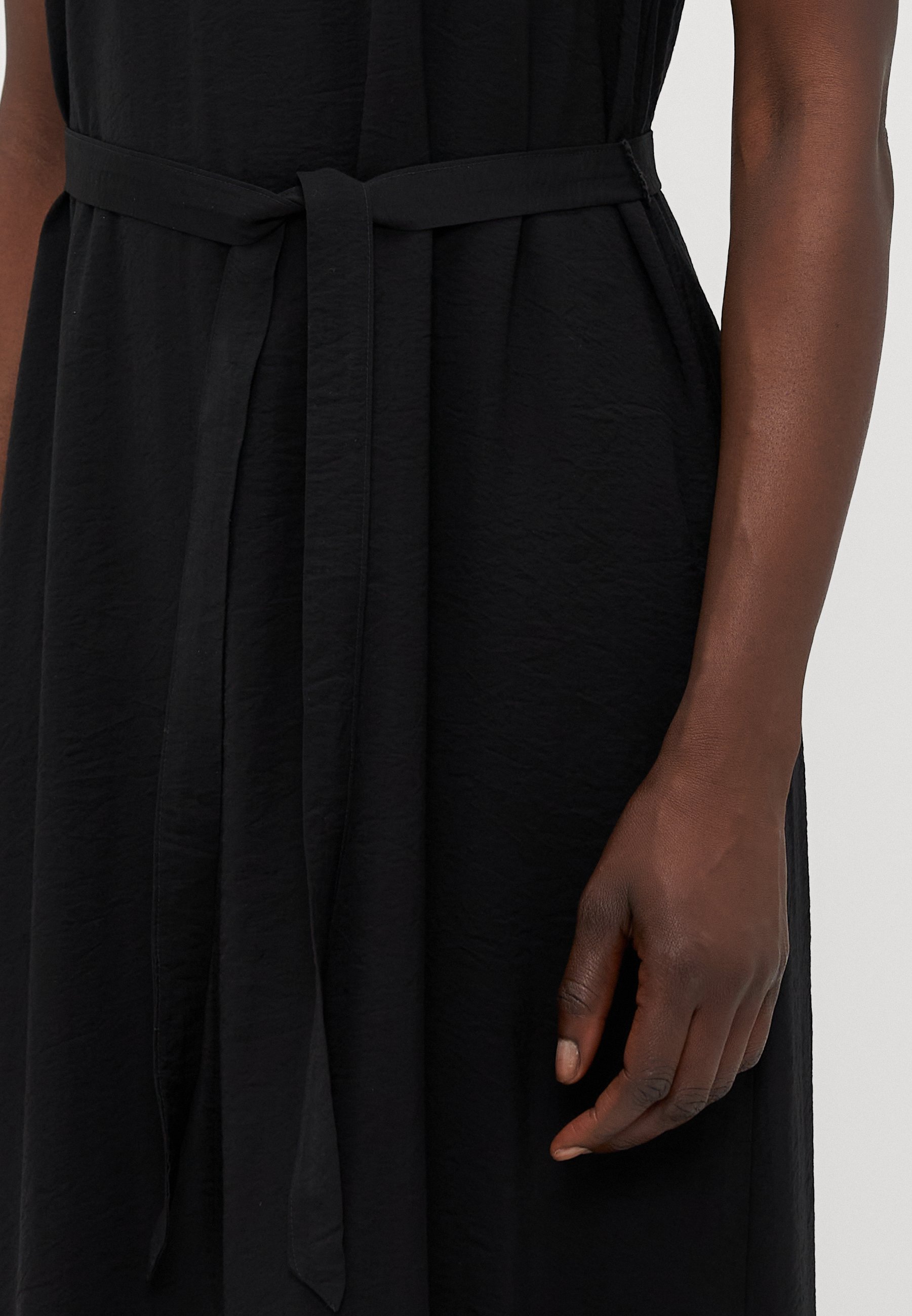 Vero Moda Tall VMFLAVIA DRESS - Sukienka maxi - czarna