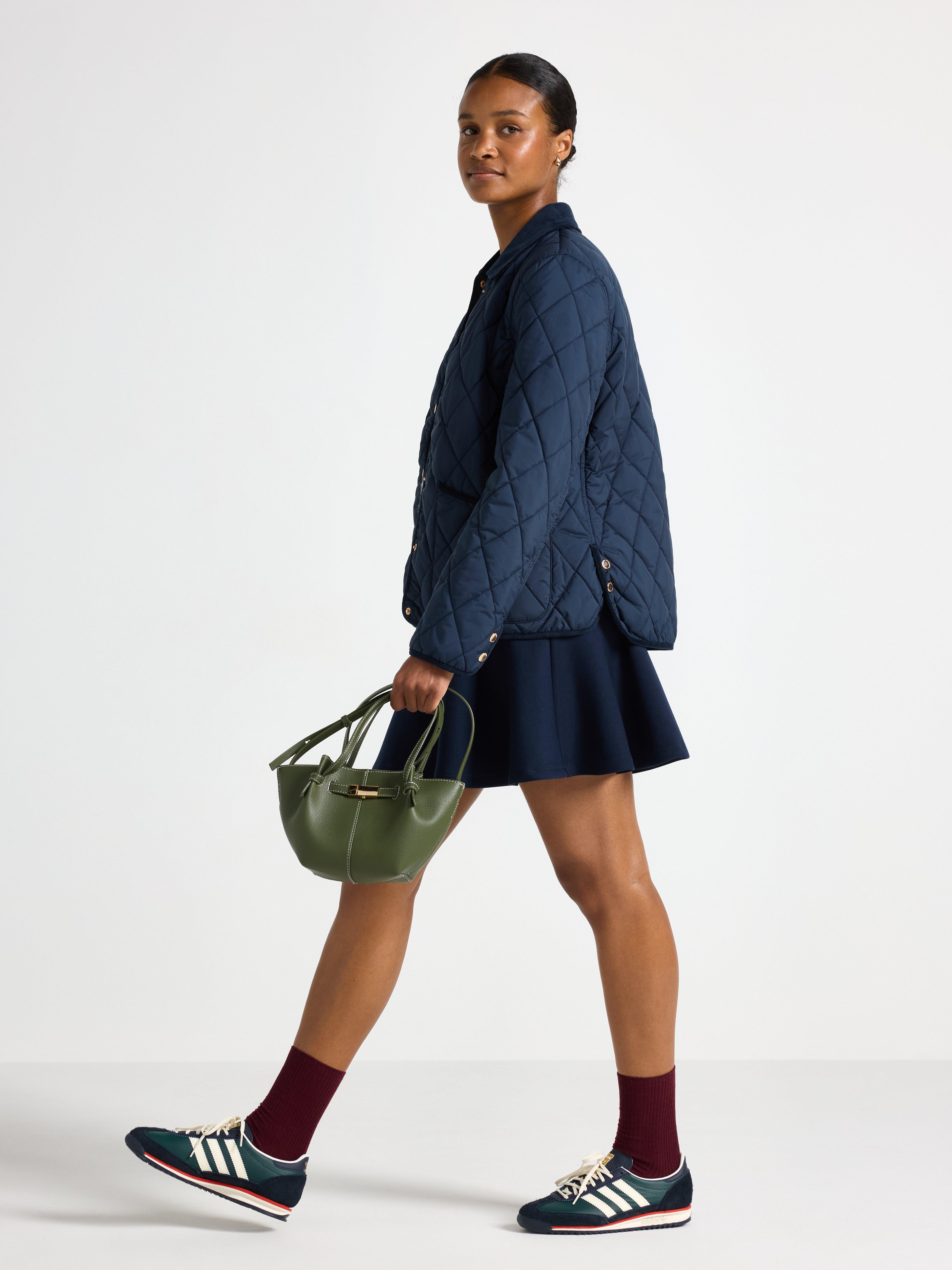 Veste matelassée bleu marine foncé