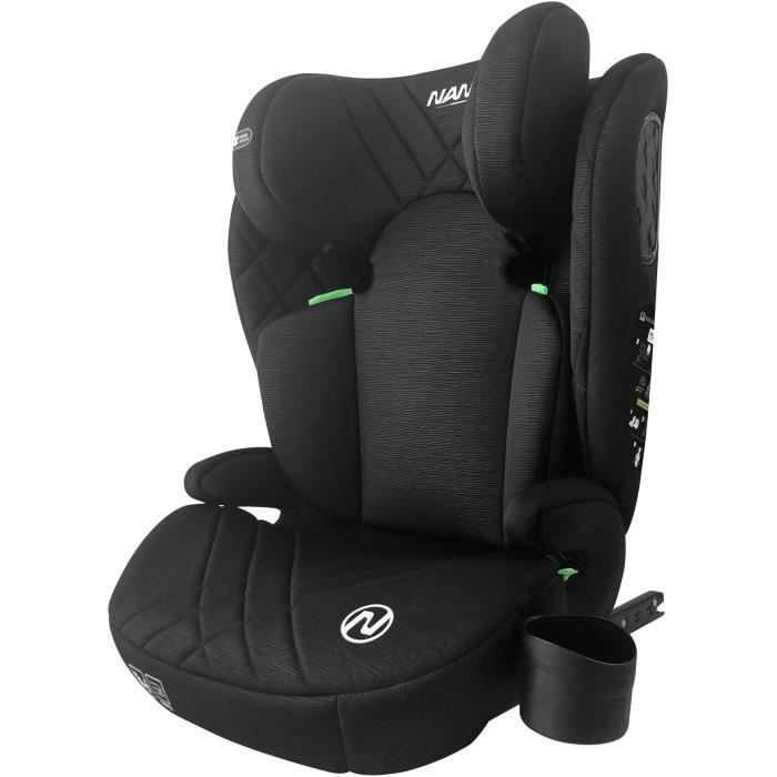Silla de coche Isofix - NANIA - BARI - Grupo 2/3 - I-size - Negra