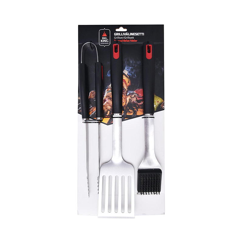 BBQ KING Grillset 3 delar, BBQ King