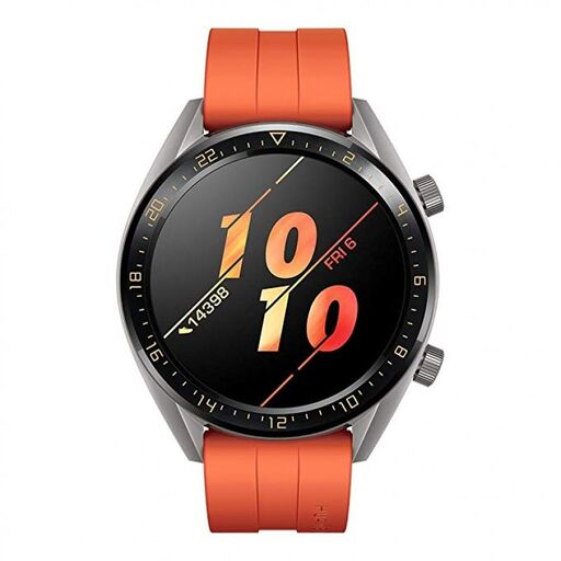 Huawei GT Active 46mm Oranje Smartwatch - 3,53 cm AMOLED-display - BT4.2 - 5ATM -