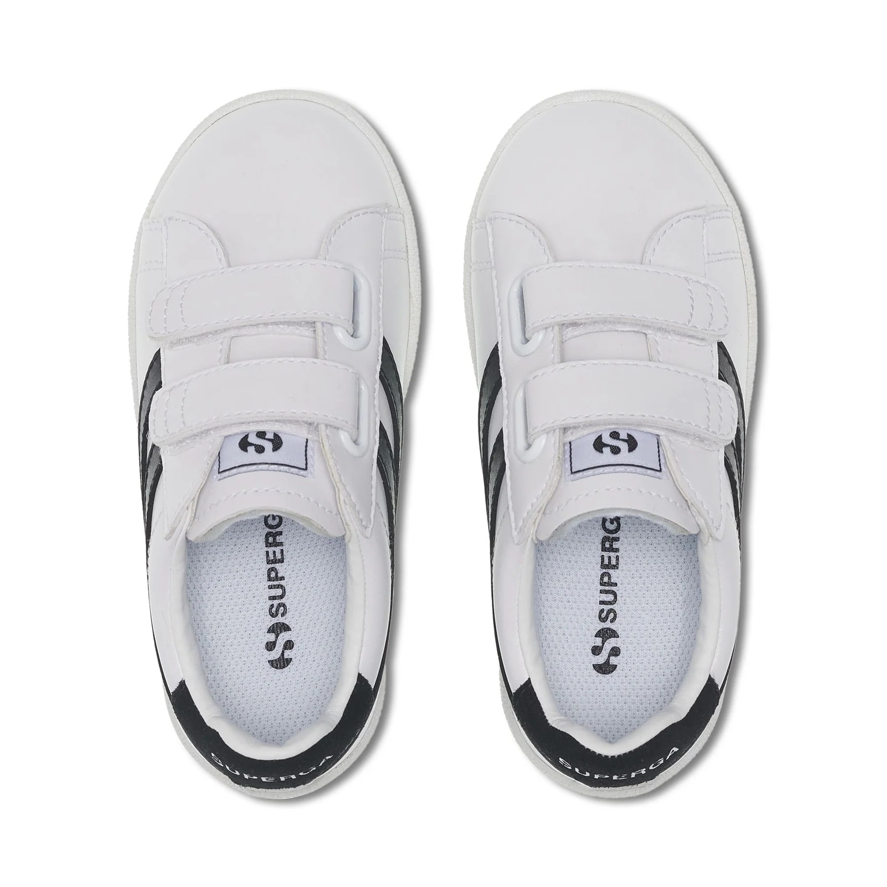 4832 KIDS STRAPS MATCH-WHITE-BLACK