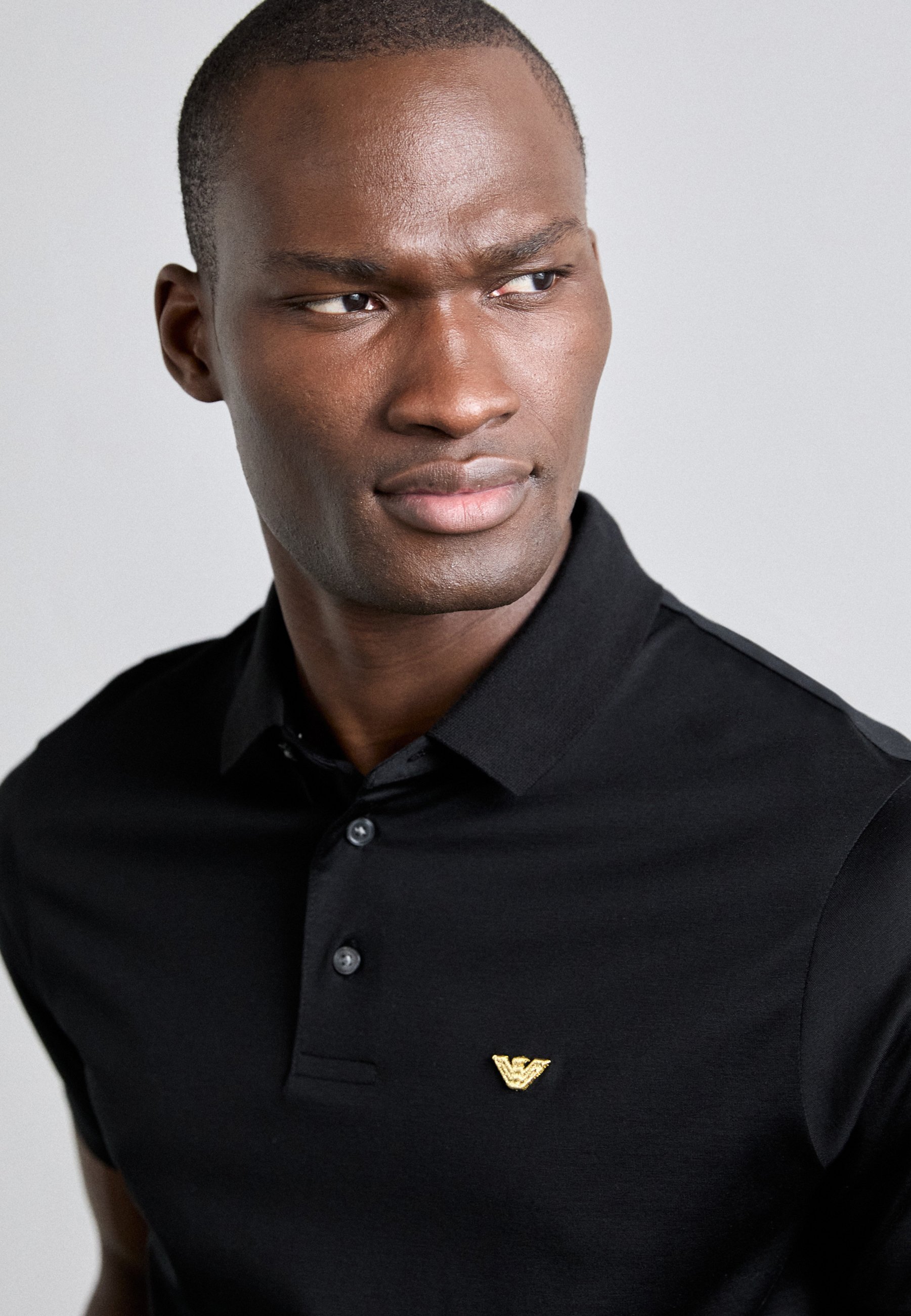 Emporio Armani poloshirt - zwart