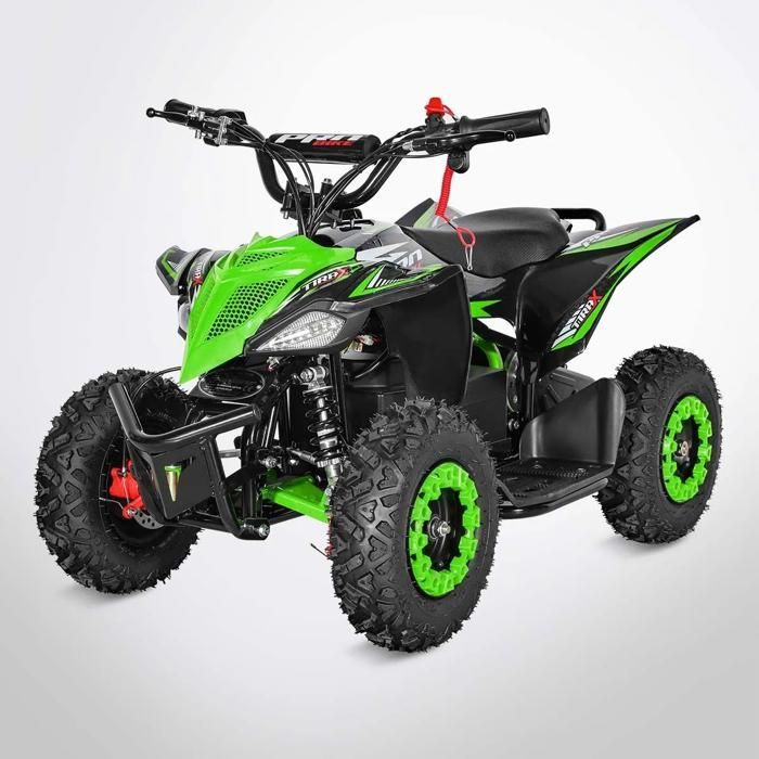 Quad de bolsillo TIRAX de 800 W - Mini quad eléctrico de 800 W para niños - Verde