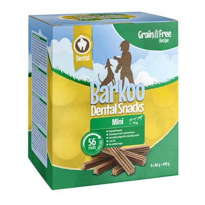 Barkoo Snacks Dentaires Sans Céréales, Pack Économique
