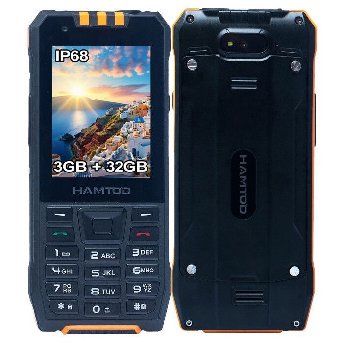 HAMTOD H6 Rugged 4G Senior Mobile Phone, 3GB + 32GB, 2.83