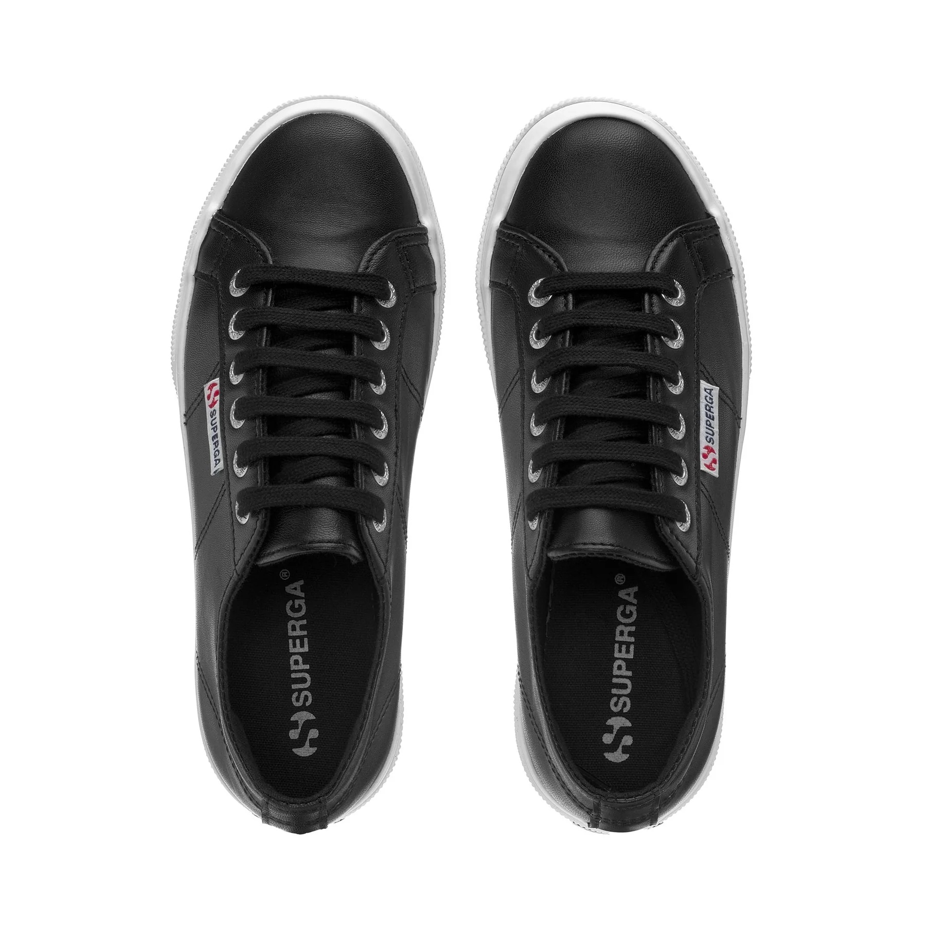 2740 PLATFORM NAPPA-BLACK-WHITE