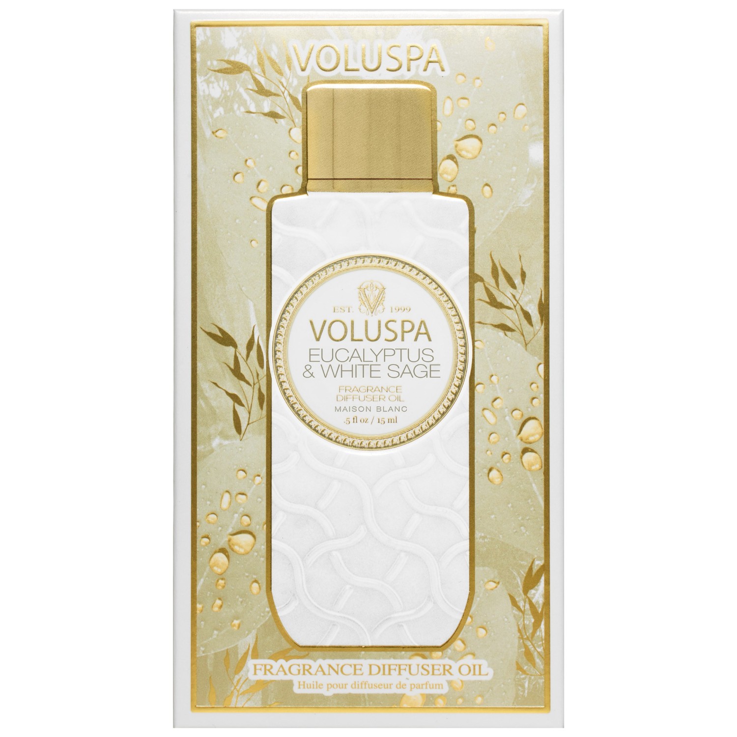 VOLUSPA Eucalyptus & White Sage 15Ml Diffuser Oil