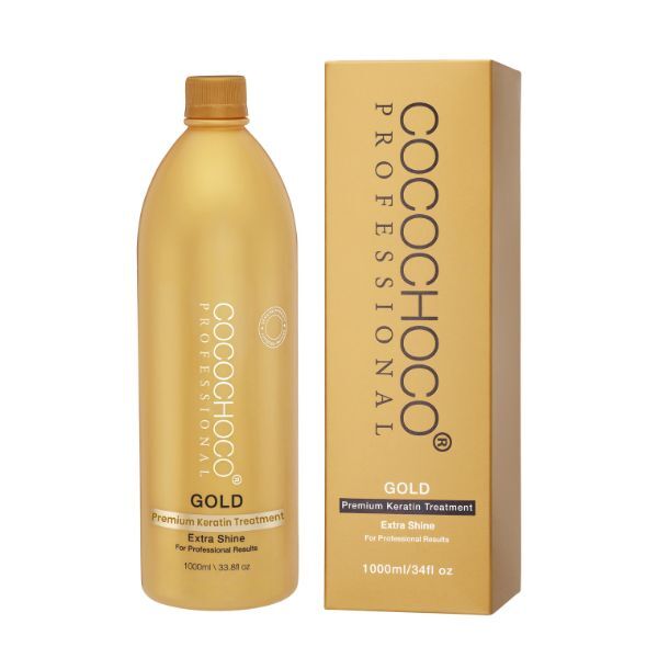 Cocochoco Gold Brasilianische Keratin-Haarbehandlung 1 Liter