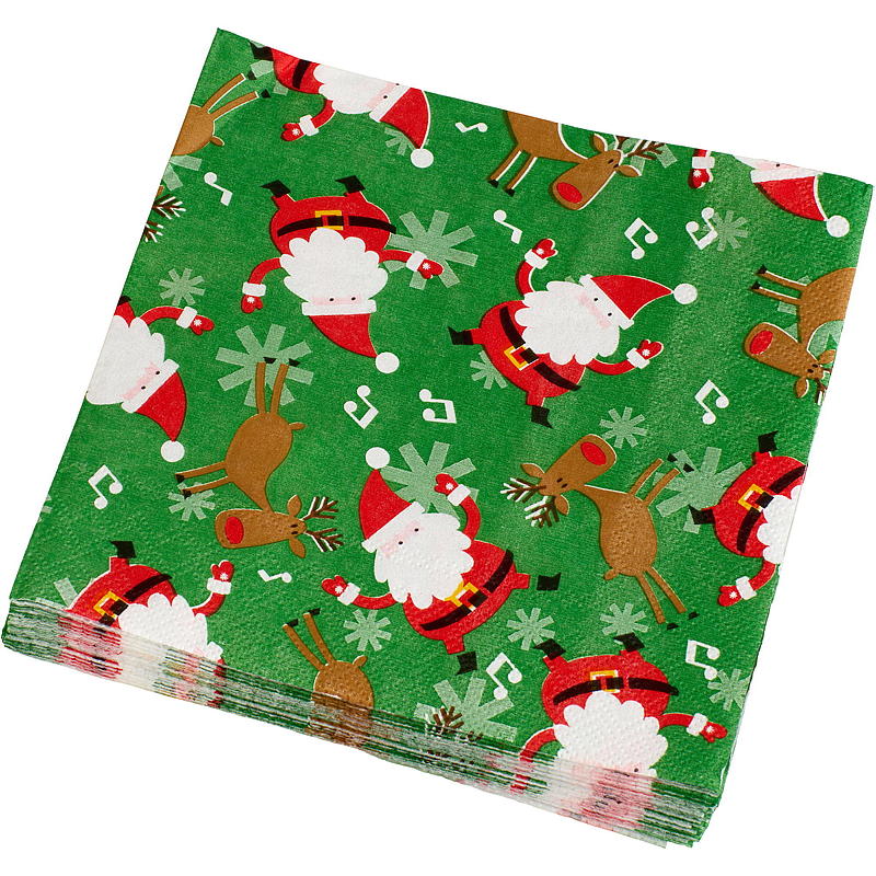 Vie Eco Servietter 20-pak 33x33 cm, julemotiv