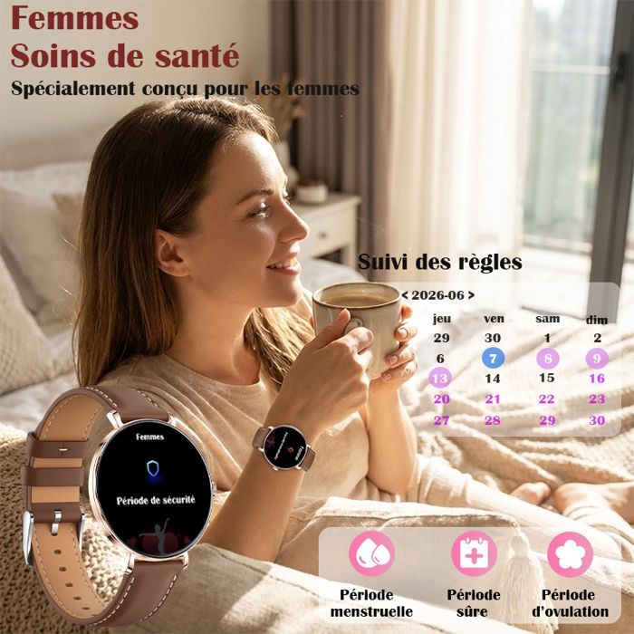 Montre Connectée Femme - WENZYLIQUOX - 1.27