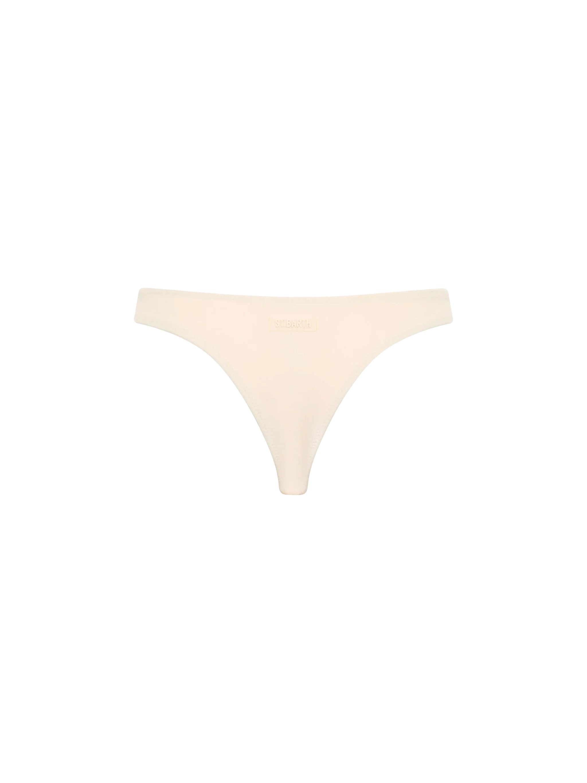 Culotte de bain taille haute beige Naomi pour femme