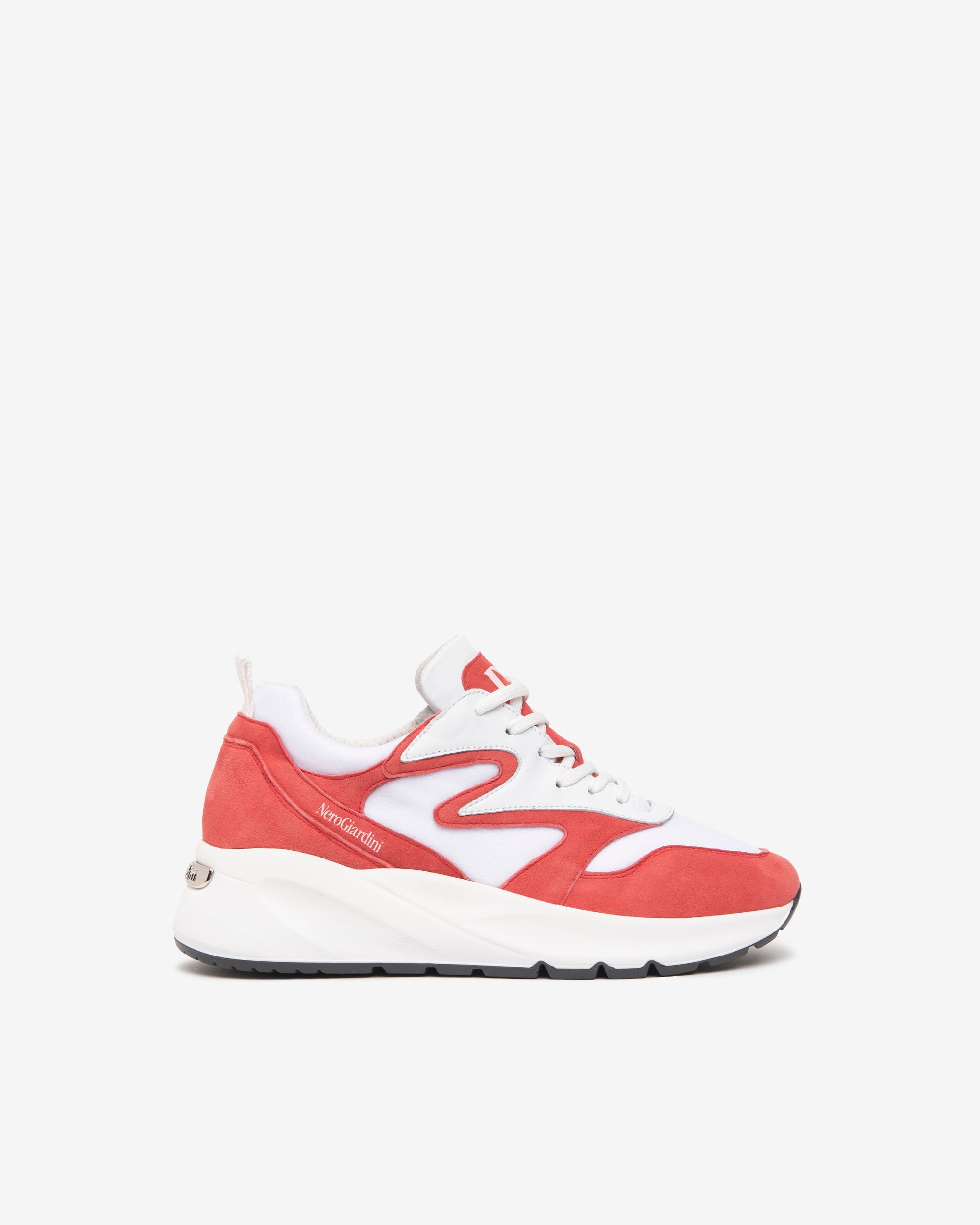  Damen-Sneaker aus Leder und Wildleder