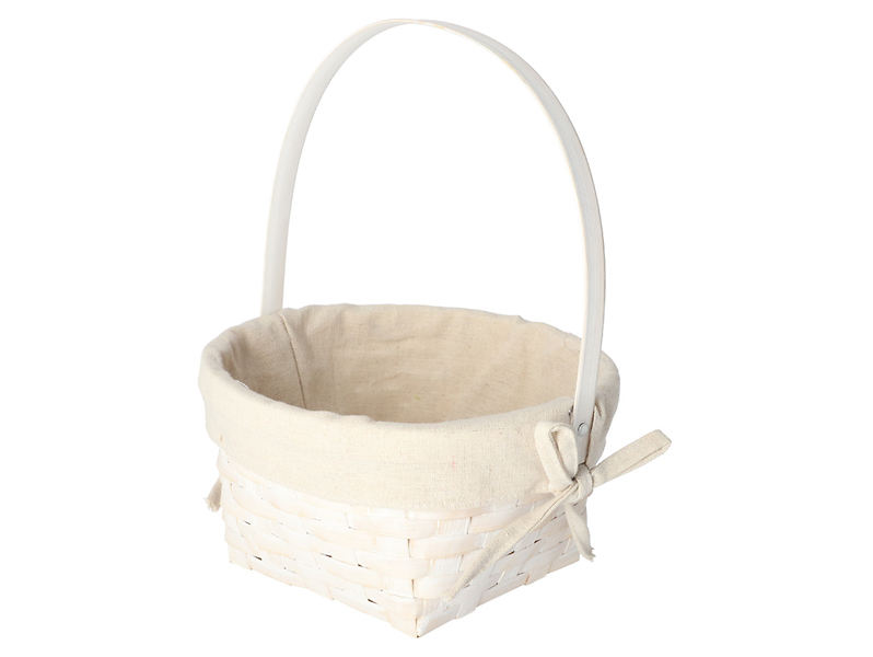 Koszyk dekoracyjny Country 27 cm beżowy