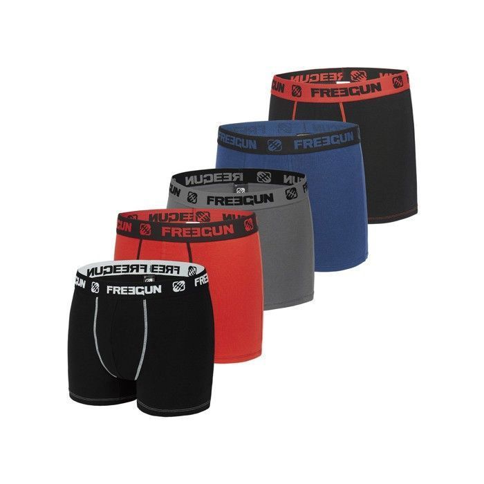 Freegun Surprise bomullsboxershorts, 5-pack för pojkar