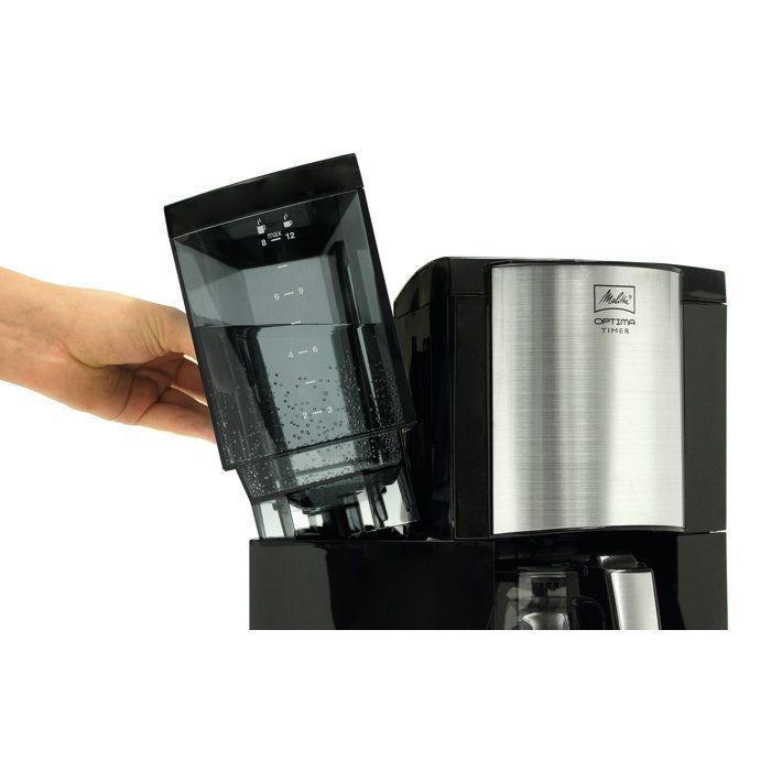Cafetière filtre programmable Optima Timer - MELITTA - 100801 - 1L - 850W