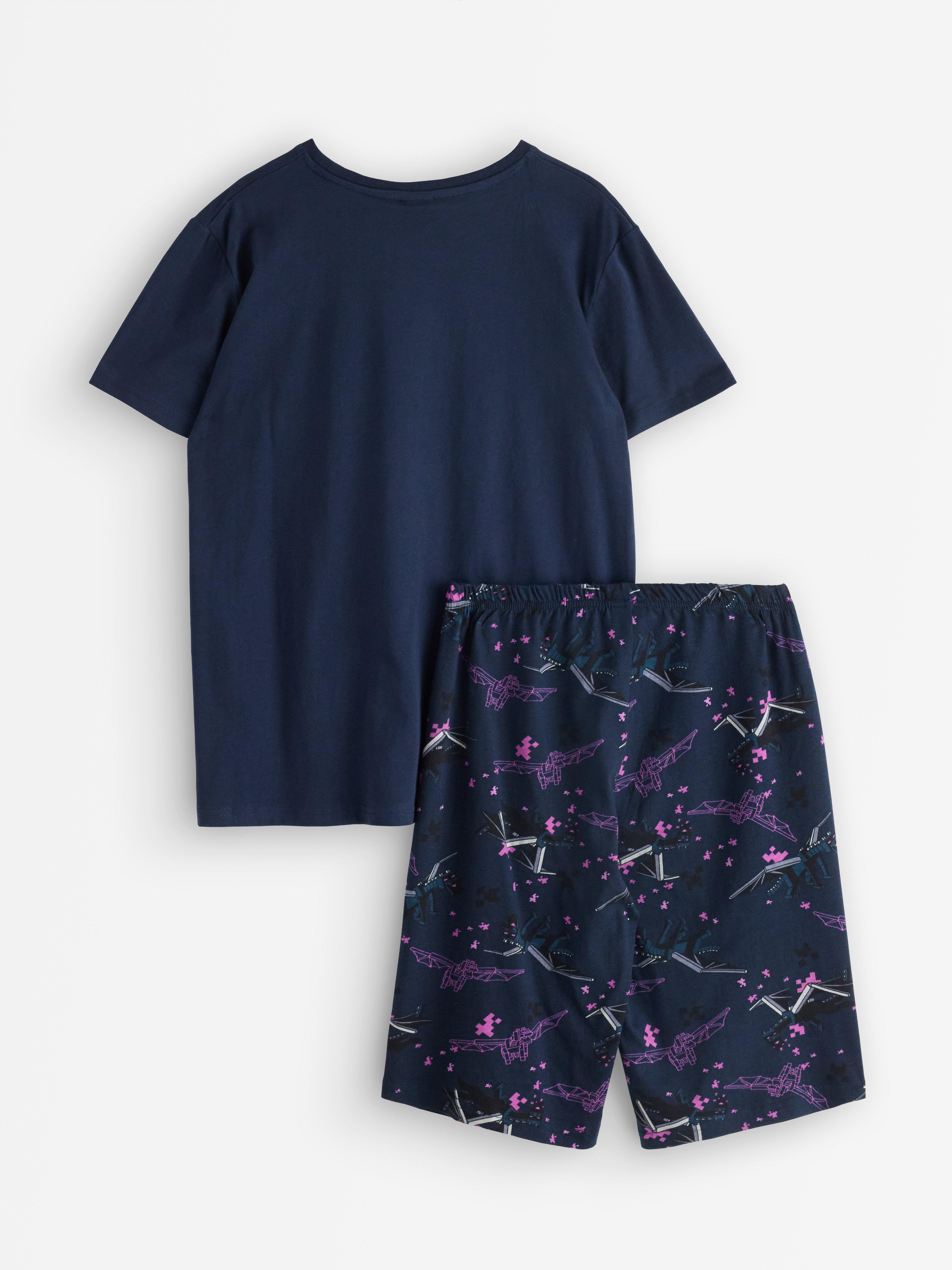 Pyžamový set Minecraft Dark Navy