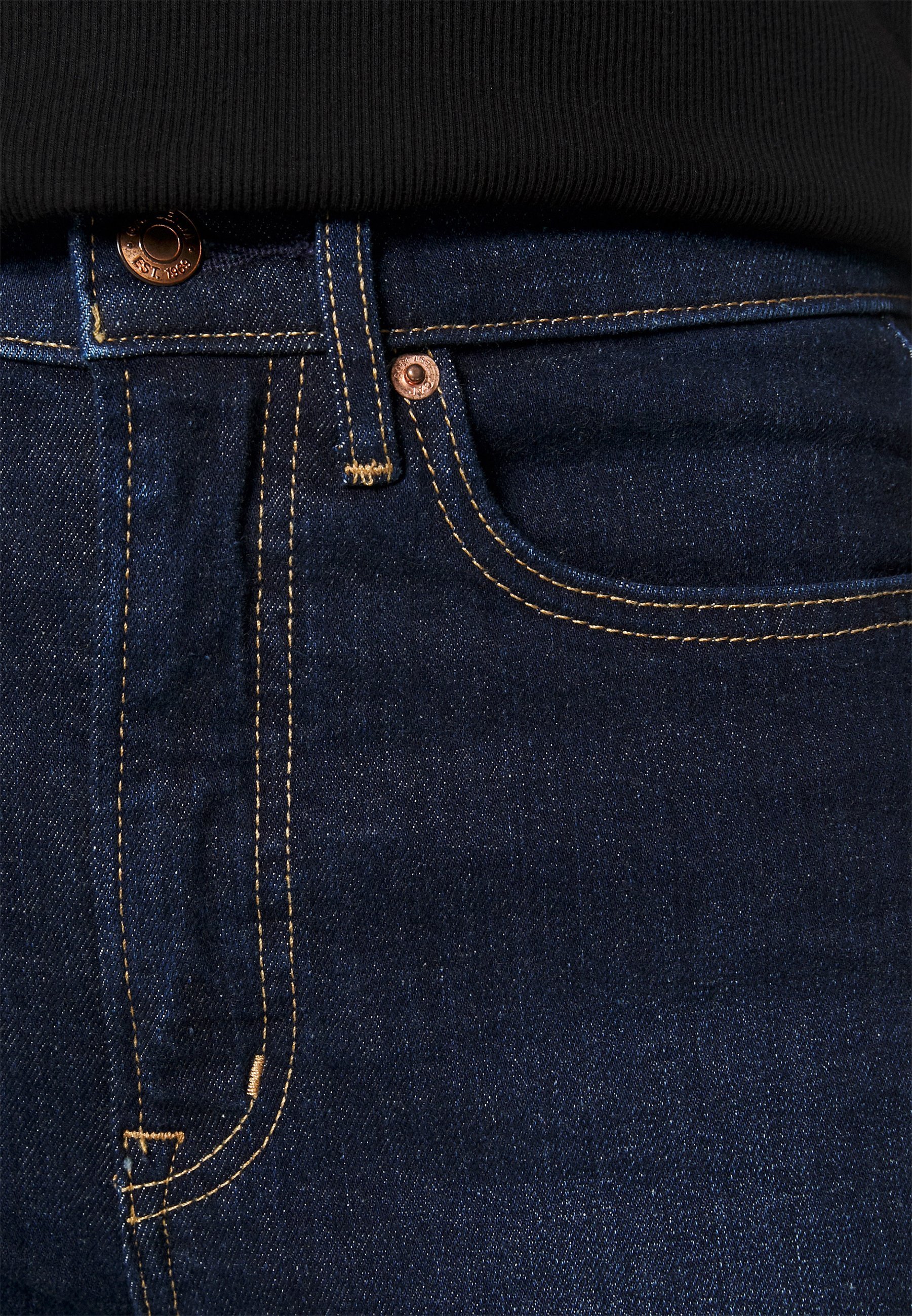 Gap Tall 70S FLARE HOLZER - Uitlopende jeans - donkere wassing