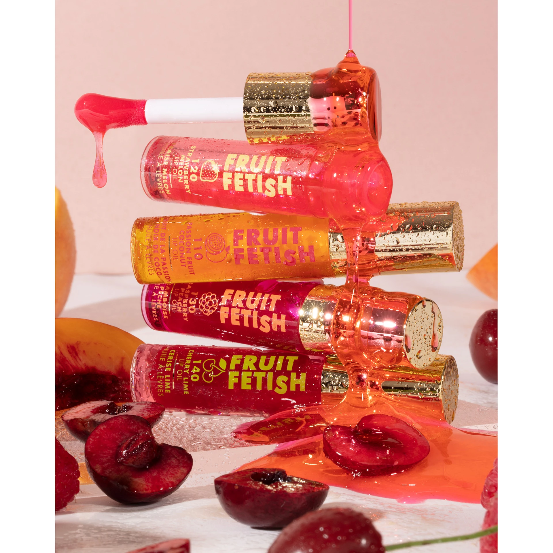 Fruit Fetish ajakápoló olajok 120 Eper-dinnye - Milani