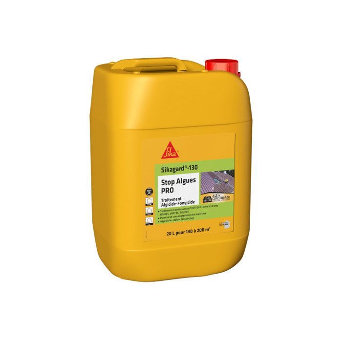 SIKA algaecide and fungicide treatment - Sikagard-130 Stop Algae Pro - 20L